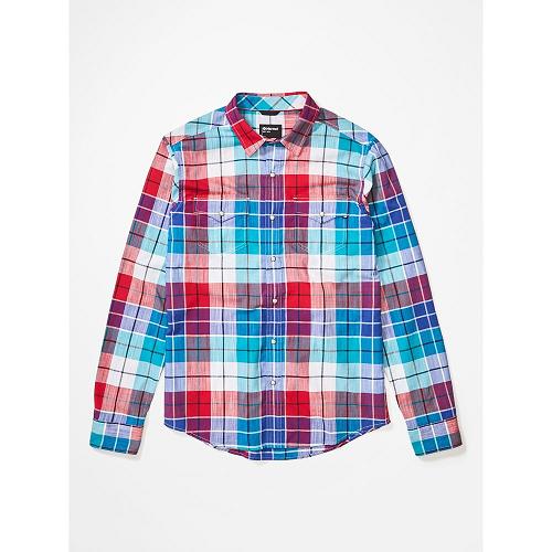 Marmot Parkfield Shirts For Mens Blue EBR123678